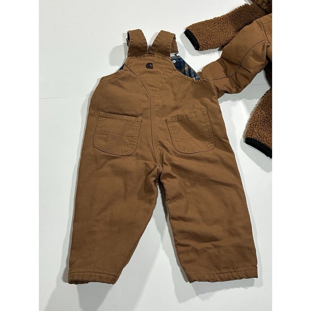 Carhartt Baby Bundle Size 9-12 Months Lot Canvas Tan Jumpsuit Jacket Overalls - Picture 12 of 12